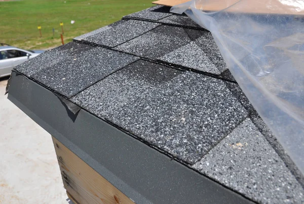 Roofing Construction Asphalt Shingles — Stock Photo, Image