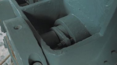 Endüstriyel makine rotor sarı kum yığını karıştırma parçası çalışma