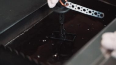 Özel sahipleri cam lensler immerses korozif sıvı