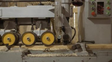 Kereste fabrikası üretim tekerlekli tahta arıtıcı makine çalıştıran