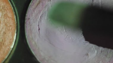 Paintbox hafif pembe boya boya fırçası smear