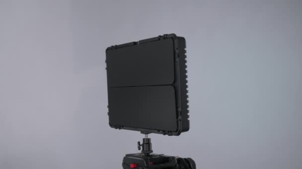 Portable Led Film Light Pannel Working Npf Battaryes 360 Tripod — 비디오