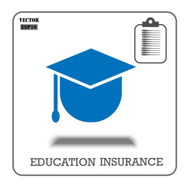 Sigorta kavramı. Vektör sigorta simgeler.