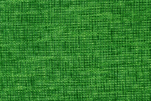 Texture tissu de toile de jute dans des couleurs vertes — Photo
