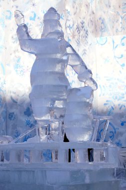 buz şekil Noel Baba 