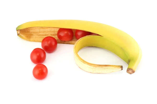 シェル バナナのトマト — ストック写真
