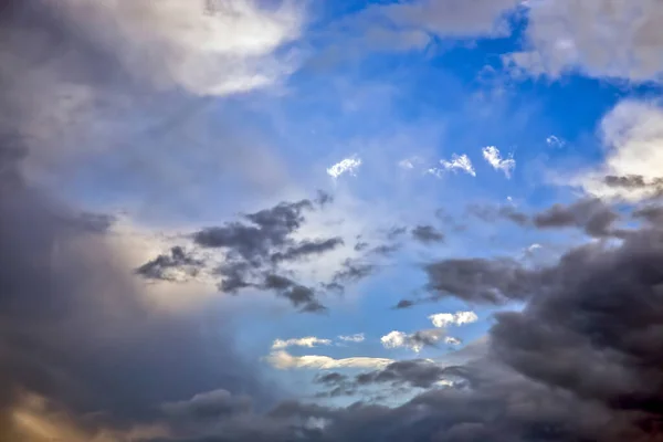Expressive Contrast Clouds Sky — Stock Photo, Image
