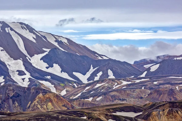 Montañas Colores Del Paisaje Volcánico Landmannalaugar Islandia —  Fotos de Stock