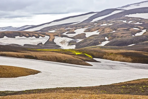 Montagnes Colorées Paysage Volcanique Landmannalaugar Islandais — Photo