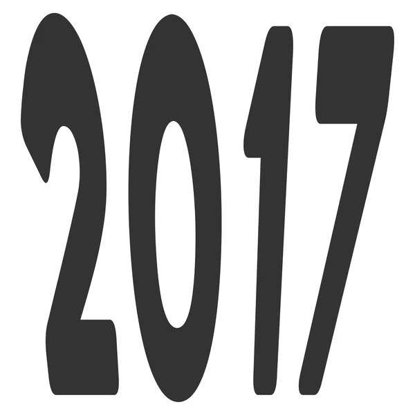 2017 roku płaskie wektor ikona — Wektor stockowy
