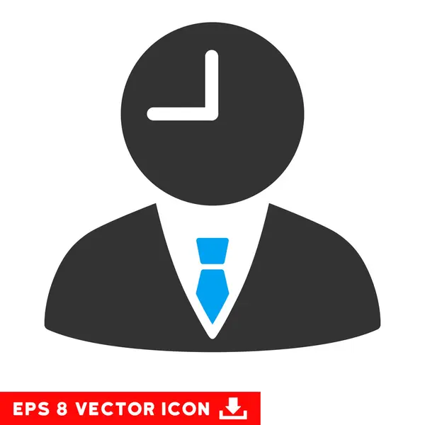 Zeitmanager eps Vektor-Symbol — Stockvektor