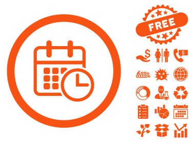 Uçus tarifesi düz vektör simge Bonus ile