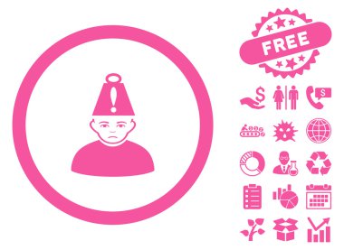 Stres kilo düz vektör simge Bonus ile