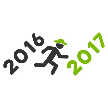 Koşmak 2017 yıl düz kutsal kişilerin resmi için