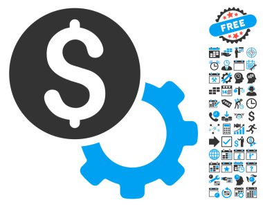 Bonus ile Ödeme Araçları Düz Vektör Simgesi