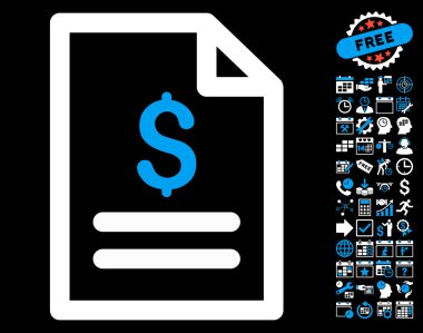 Bonus ile Fiyat Listesi Düz Vektör Simgesi