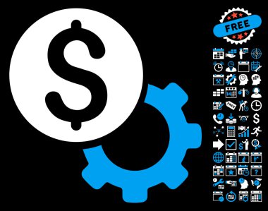 Bonus ile Ödeme Araçları Düz Vektör Simgesi