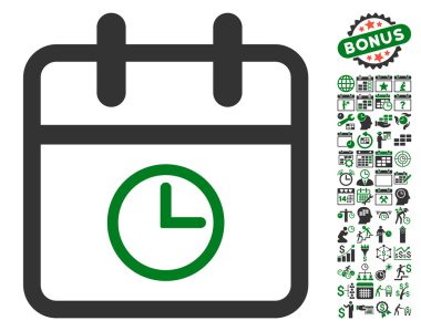 Bonus ile Gündüz Düz Vektör Simgesi