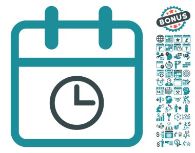 Bonus ile Gündüz Düz Vektör Simgesi