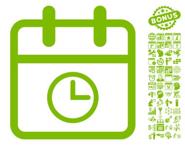 Bonus ile Gündüz Düz Vektör Simgesi