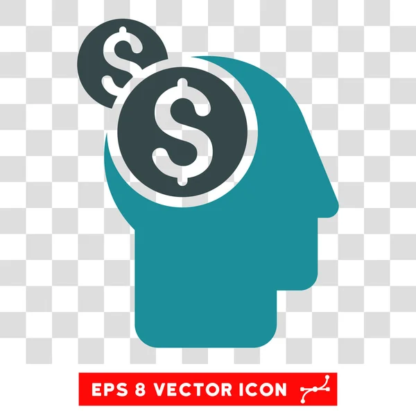 Business Thinking Vector Icon — Stock Vector