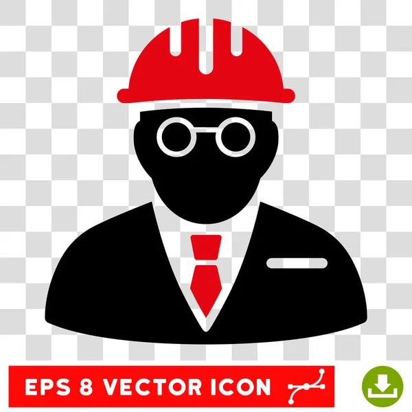 Engenheiro cego Eps Vector Icon — Vetor de Stock