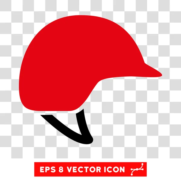 Motocicleta capacete Eps vetor ícone — Vetor de Stock