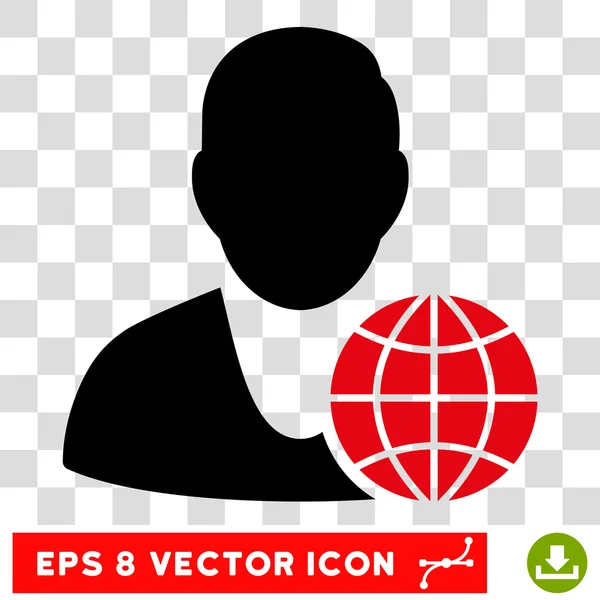 Icône vectorielle Eps Global Manager — Image vectorielle