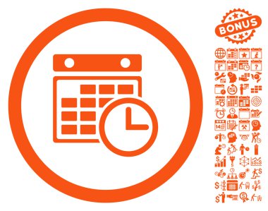 Uçus tarifesi düz vektör simge Bonus ile