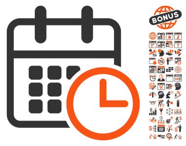 Uçus tarifesi düz vektör simge Bonus ile