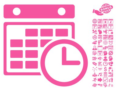 Uçus tarifesi düz vektör simge Bonus ile