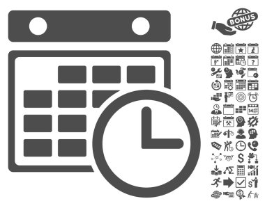 Uçus tarifesi düz vektör simge Bonus ile