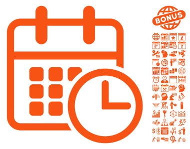 Uçus tarifesi düz vektör simge Bonus ile