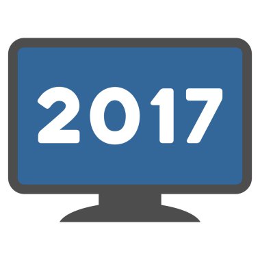 2017 düz simge görüntüle