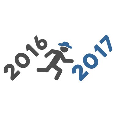 Koşmak 2017 yıl düz kutsal kişilerin resmi için