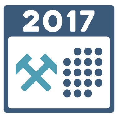 2017 işgünü simgesi düz