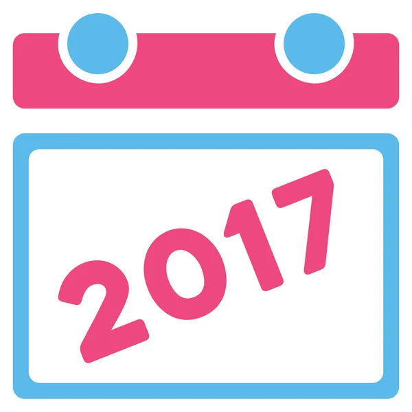 Kalenderblatt 2017 — Stockvektor