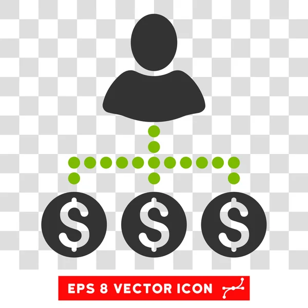 Pagamentos do usuário Vector Icon — Vetor de Stock