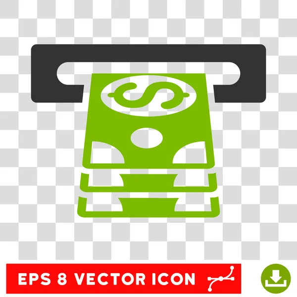 Banco Cashpoint Vector Icono — Vector de stock