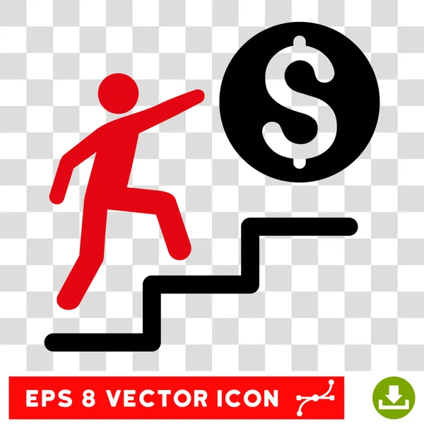 Business Steps Vector Icon — Stock Vector