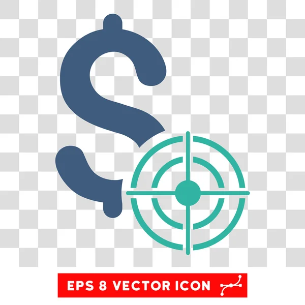 Business Target Vector Icon — Stock Vector