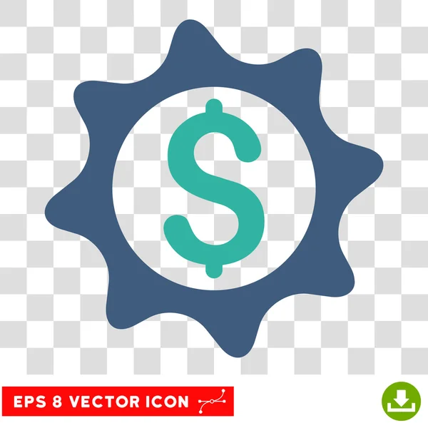 Money Seal Vector Icon — Stock Vector