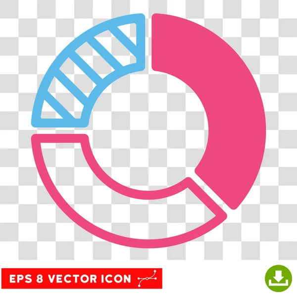 Pie Chart Vector Icon — Stock Vector