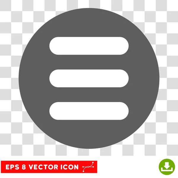 Stack Round Vector Eps Ícone — Vetor de Stock