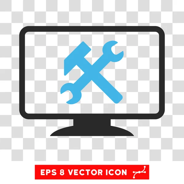 Desktop-Einstellungen eps Vektor-Symbol — Stockvektor