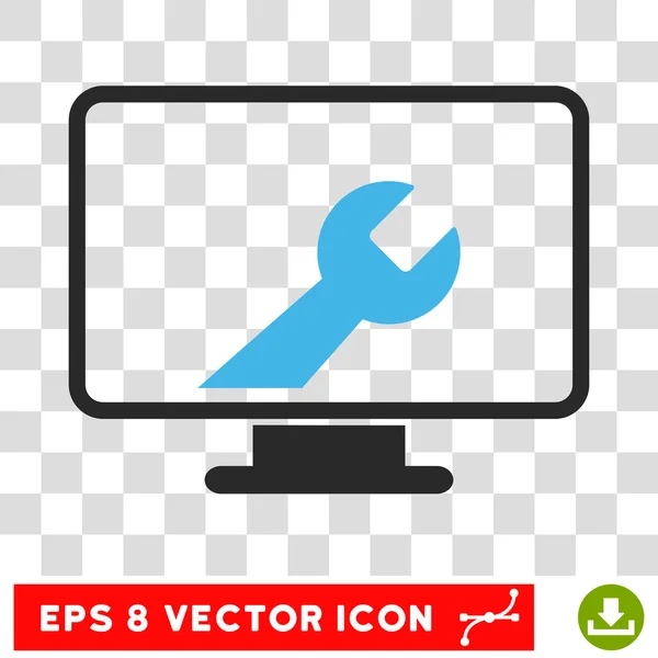 Параметры рабочего стола Eps Vector Icon — стоковый вектор