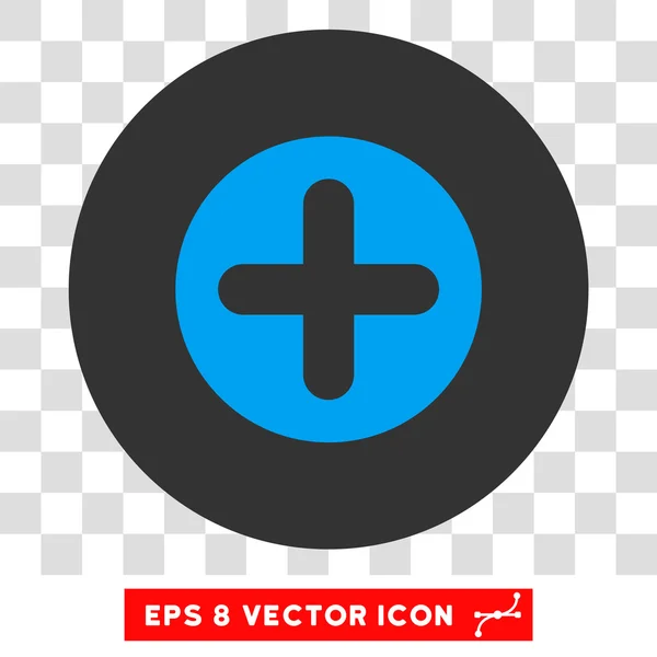 Runde Vektor eps-Ikone erstellen — Stockvektor