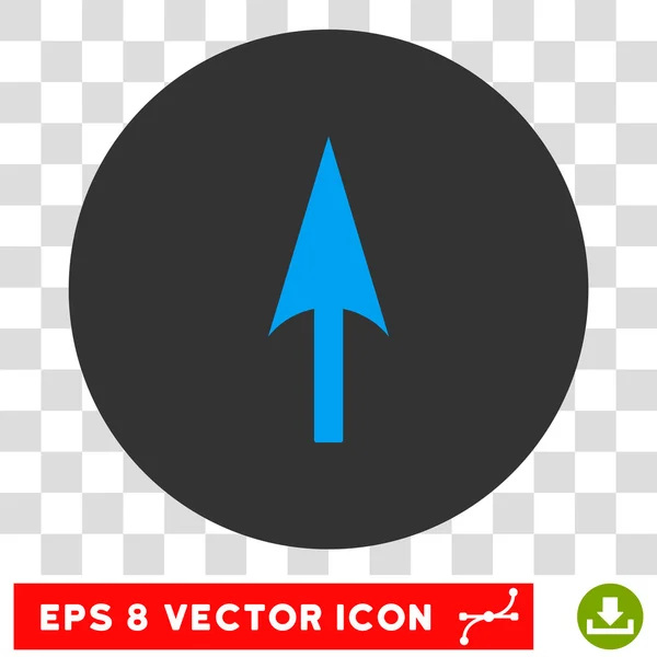 Pfeilachse y runder Vektor eps Symbol — Stockvektor