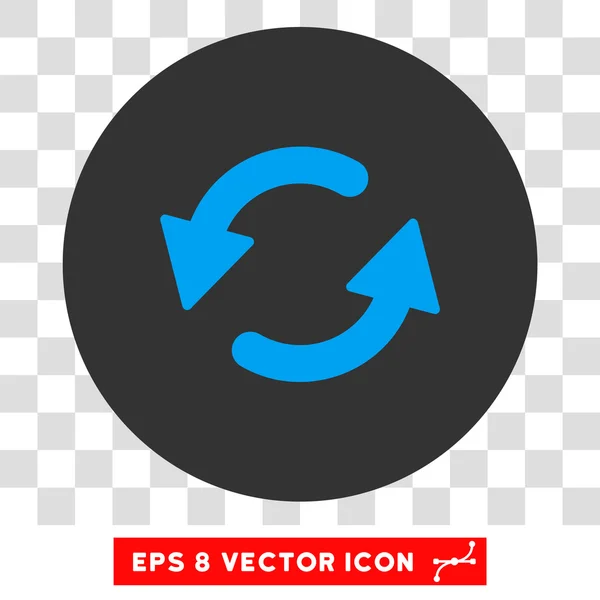 Actualiser CCW rond vecteur Eps icône — Image vectorielle