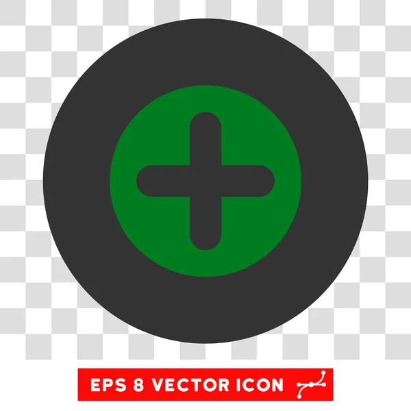 Criar Round Vector Eps Ícone — Vetor de Stock